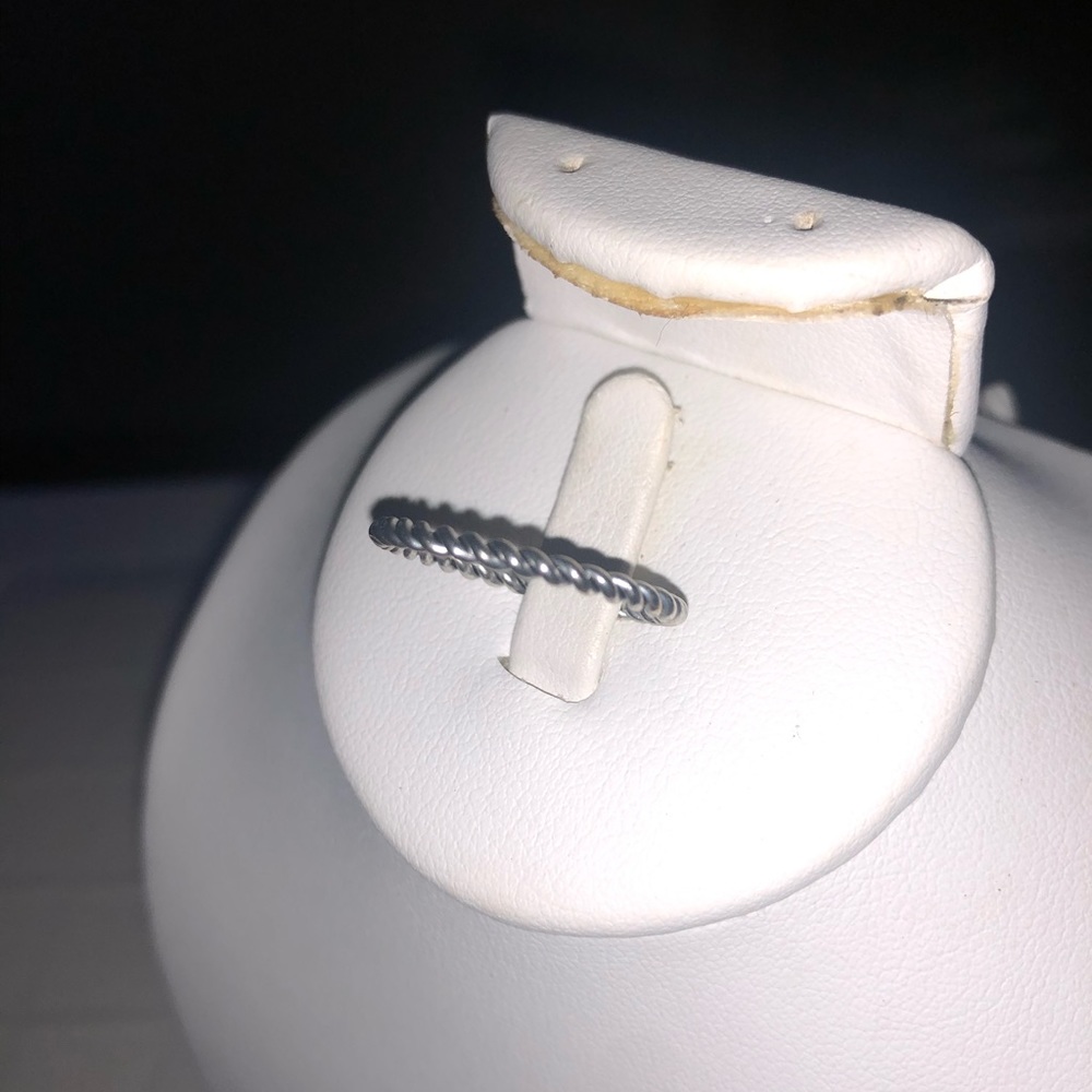 Silver ascent ring